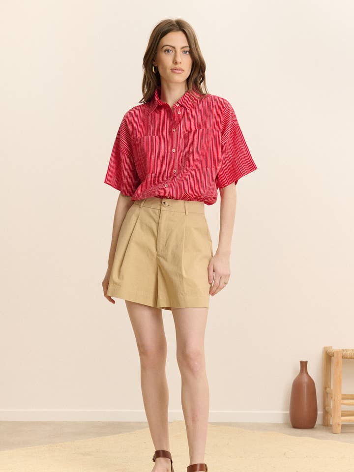 Kortbyxor i canvas - KOM för wholesale av Garance Paris