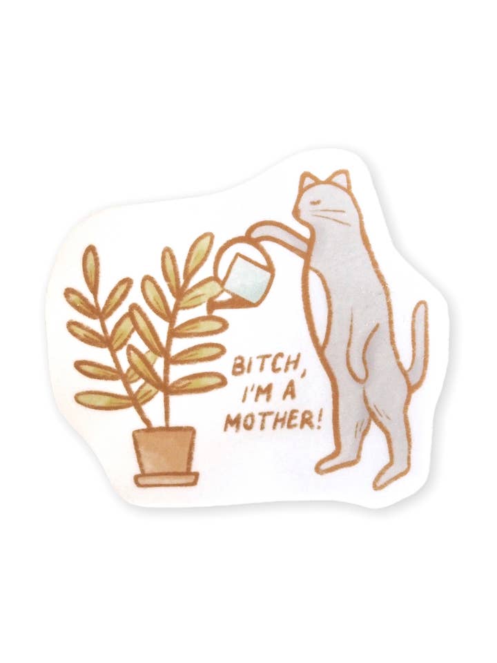 Autocollant en vinyle Bitch, I'm a Mother pour la vente par Desk of Sandra