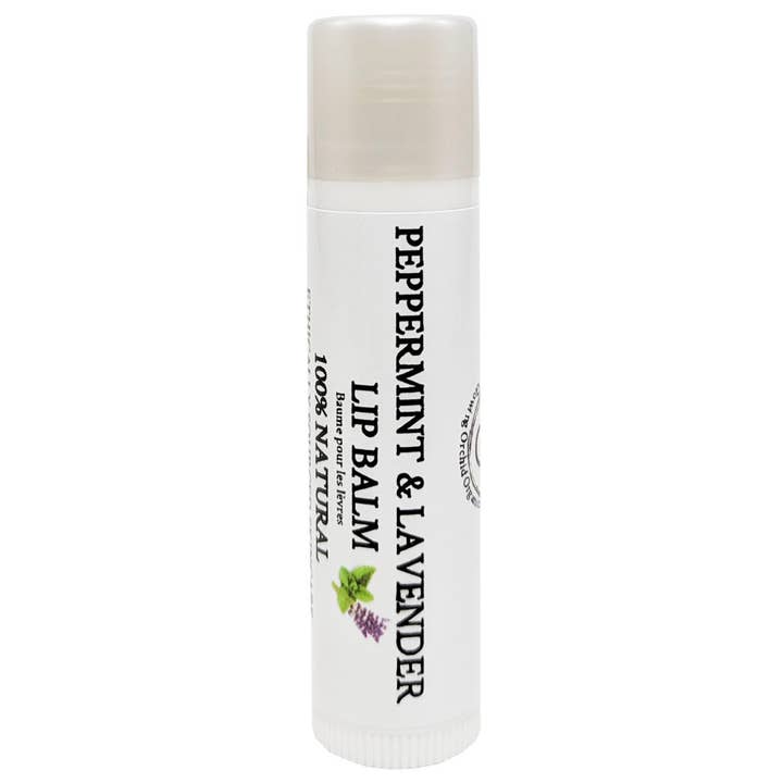 Lip Balm - Peppermint & Lavender for wholesale by Glowing Orchid Organics