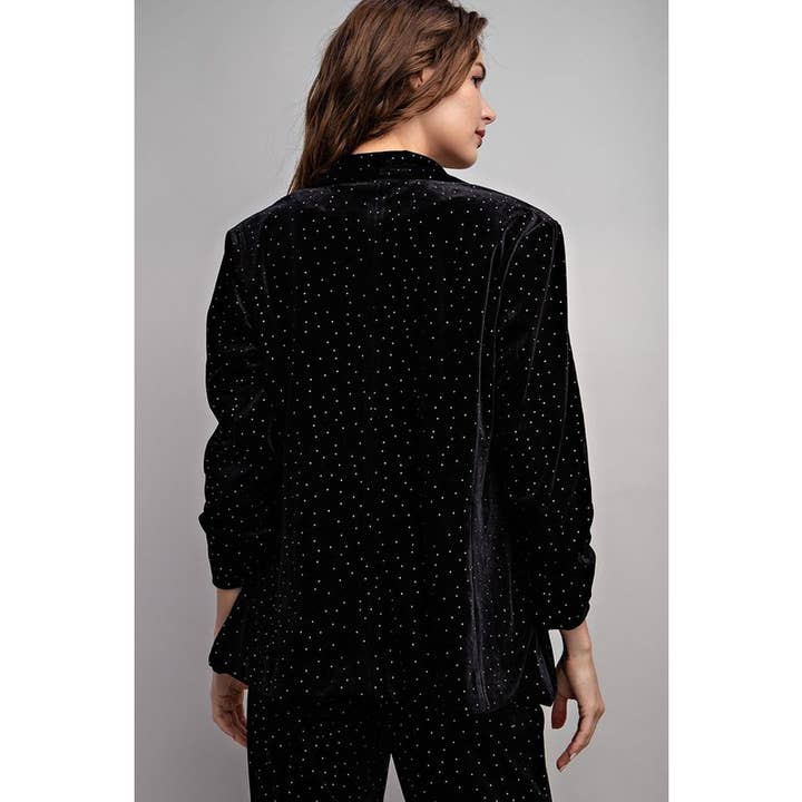 STYLE USA – wholesale Jacket – Women's – Velvet blazer jacket3