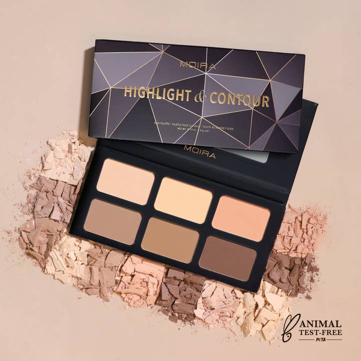 Moira Cosmetics - Venta al por mayor Paletas de maquillaje - Paleta de maquillaje para rostro y ojos Highlight & Couture3