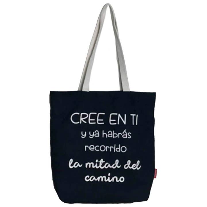 TOTE BAG (CLOTH BAG) “BELIEVE IN YOURSELF AND YOU WILL HAVE ALREADY...” for wholesale by hello-bags