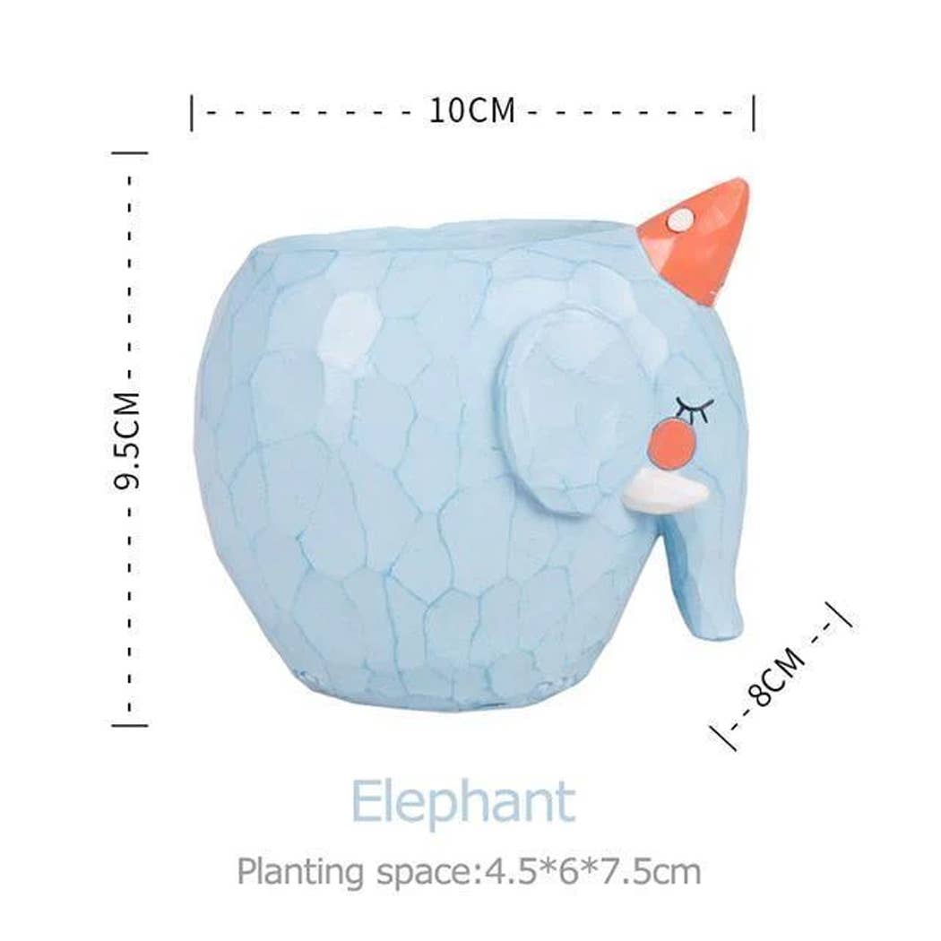 Ailly's garden – wholesale Plant pot – Cute Cartoon Animal Flower Pot Succulent Planter0
