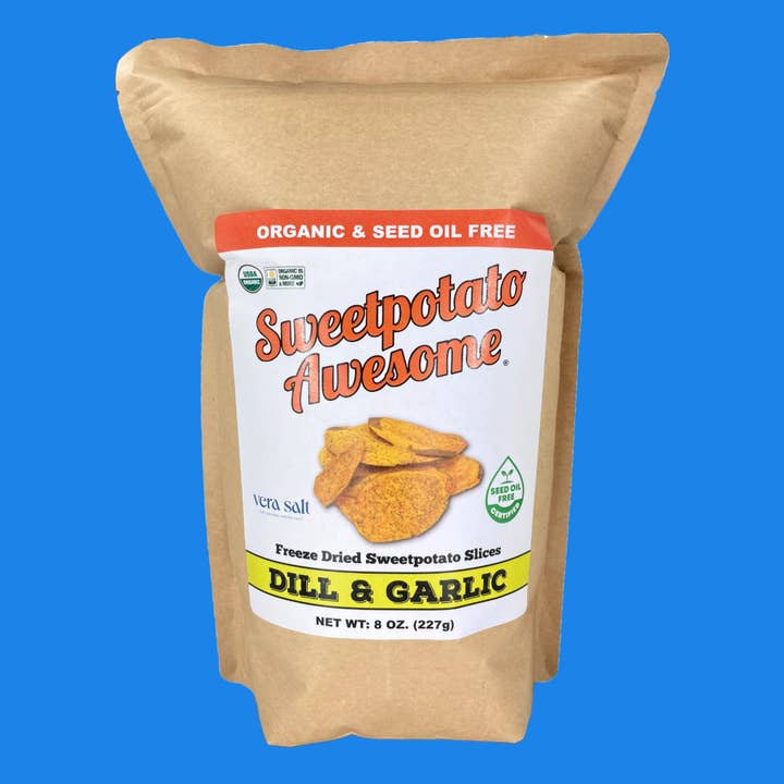 8 oz Dill and Garlic Sweetpotato Slices/Chips and other Purchase Wholesale sd fruit ortofrutta. Free Returns & Net 60 Terms on Faire trending on Faire.