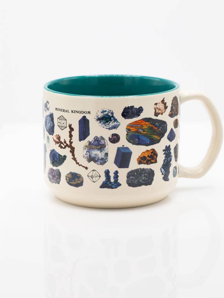 Tazza in ceramica Gemme e Minerali (Confezione da 4) per la vendita all'ingrosso da parte di Cognitive Surplus EU