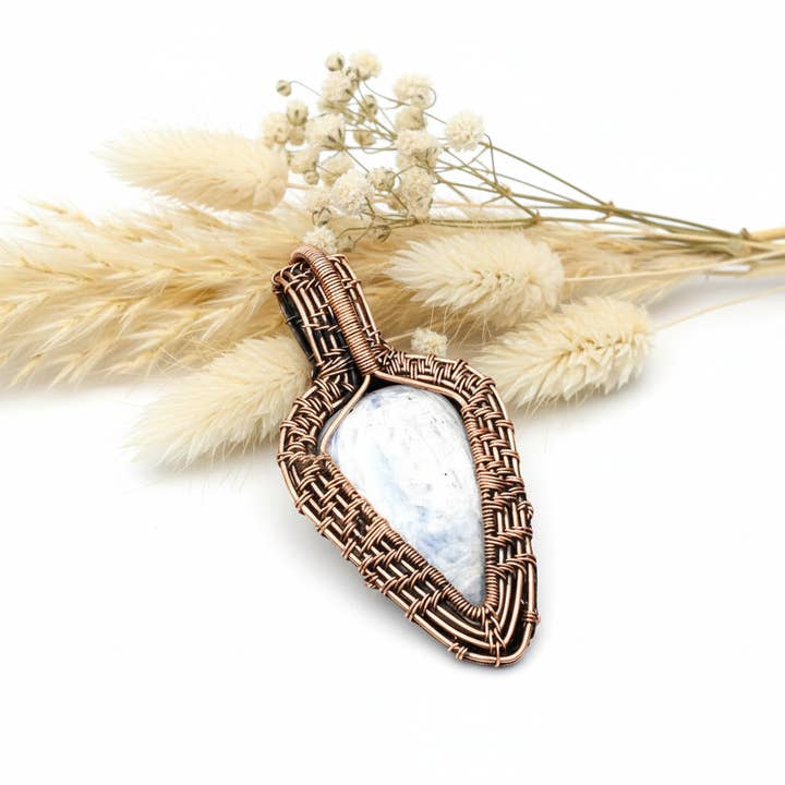 Blå Kyanit Sten Vedhæng for engroshandel hos Produtos Namasté