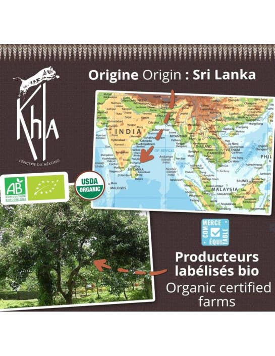 Khla - L'épicerie du Mékong - Wholesale Dried Spice - Ceylon Cinnamon - Organic - in stick - 100g4