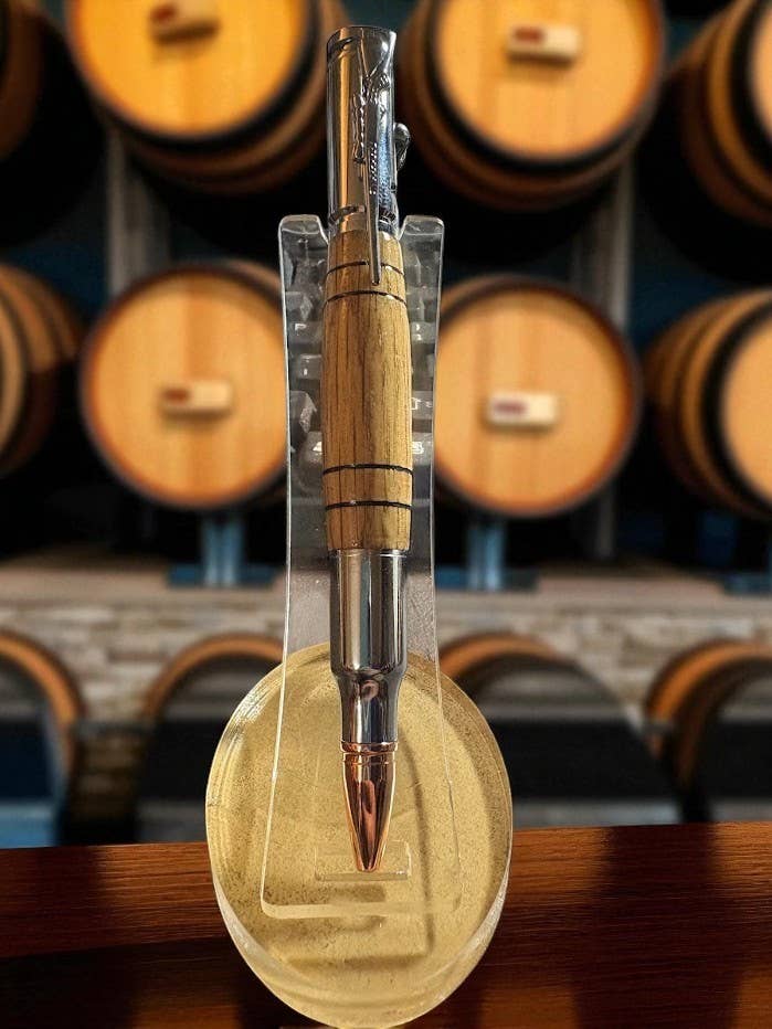 Gelsey Pen Company - Wholesale Pen - WBC Marksman Ballpoint:Pappy Van Winkle-Chrome