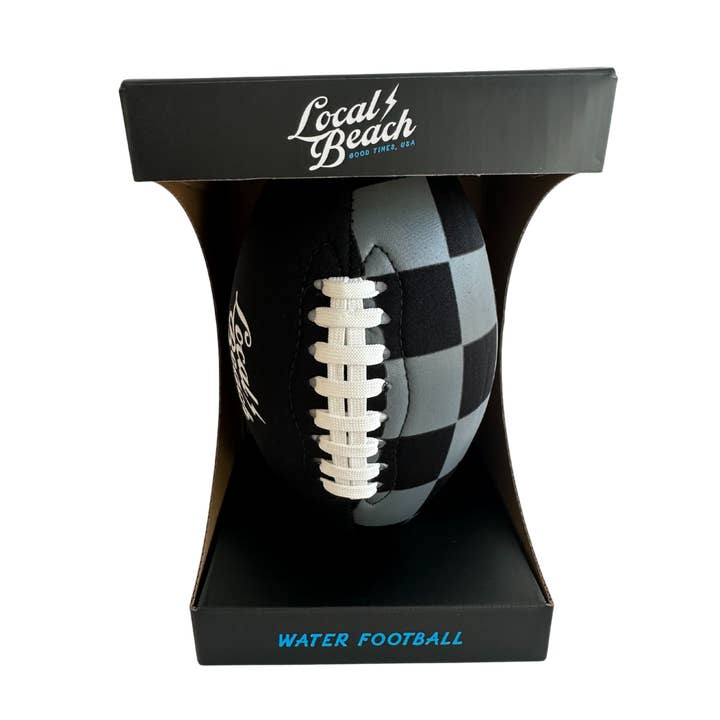 Local Beach Checker Beach & Water Football 9 inch for wholesale on Faire