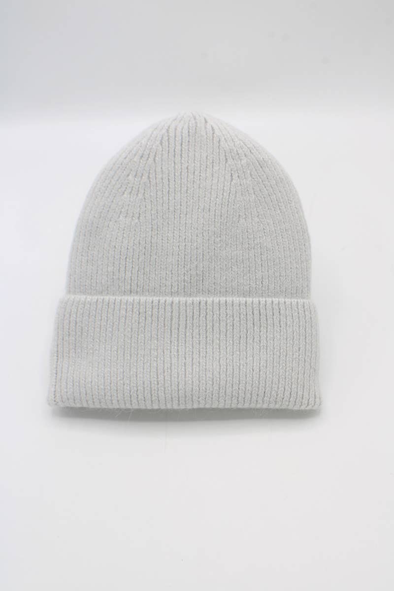 Hologramme Paris - Wholesale Beanie - Women's - Classic Plain Lined Angora Beanie10