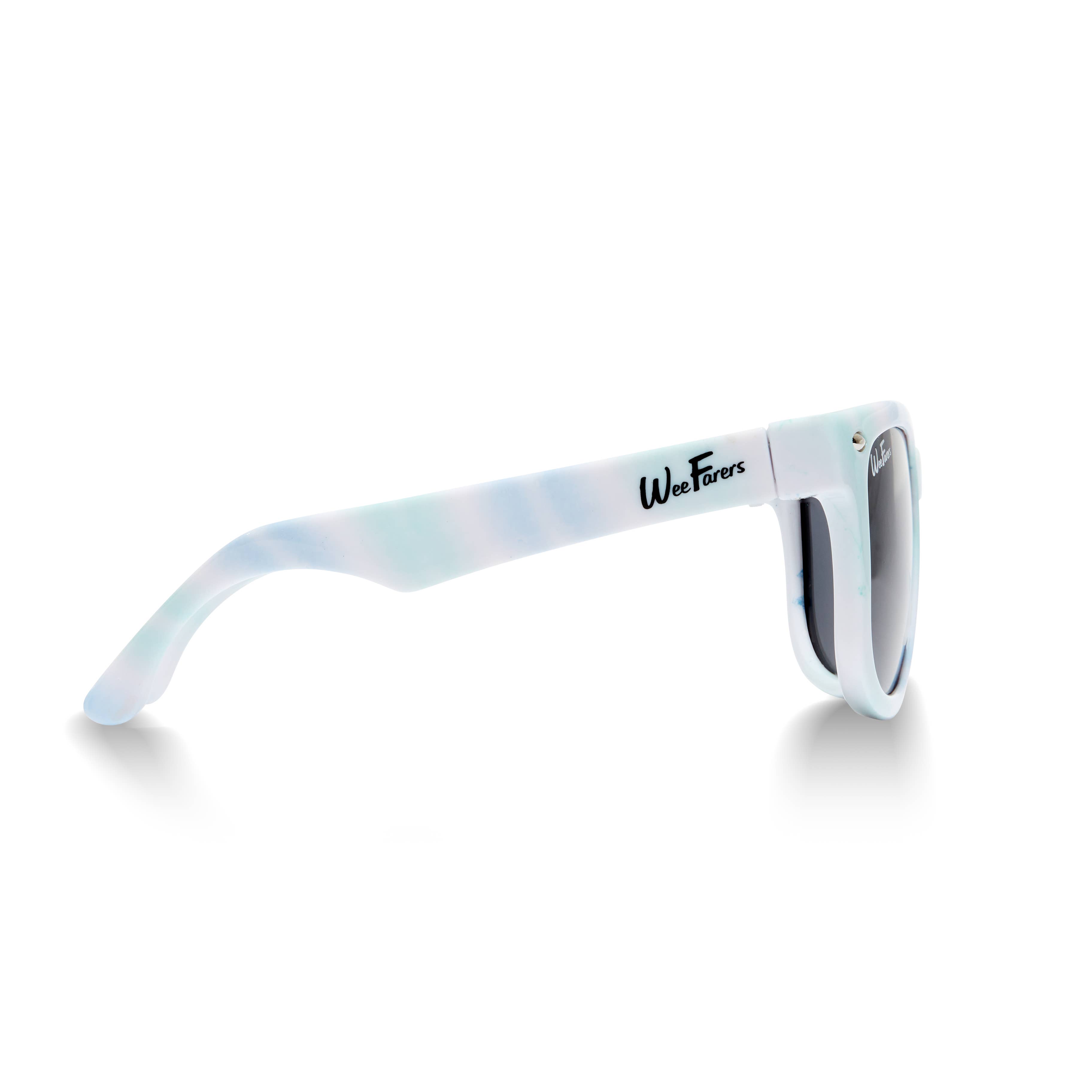 WeeFarers - Wholesale Sunglasses - Kids - Polarized WeeFarers - Tie Dye Blue-Green1