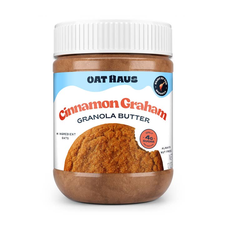 Cinnamon Graham Granola Butter | Nut-free, Vegan, GF Spread for wholesale by Oat Haus