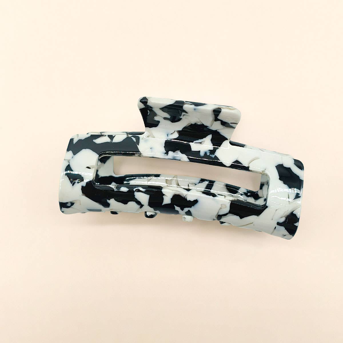 ACCITY - Wholesale Hair Clip - Women's - 3.22" Tortoise Shell Flat Women's Hair Claw Clip_CWAHA00997