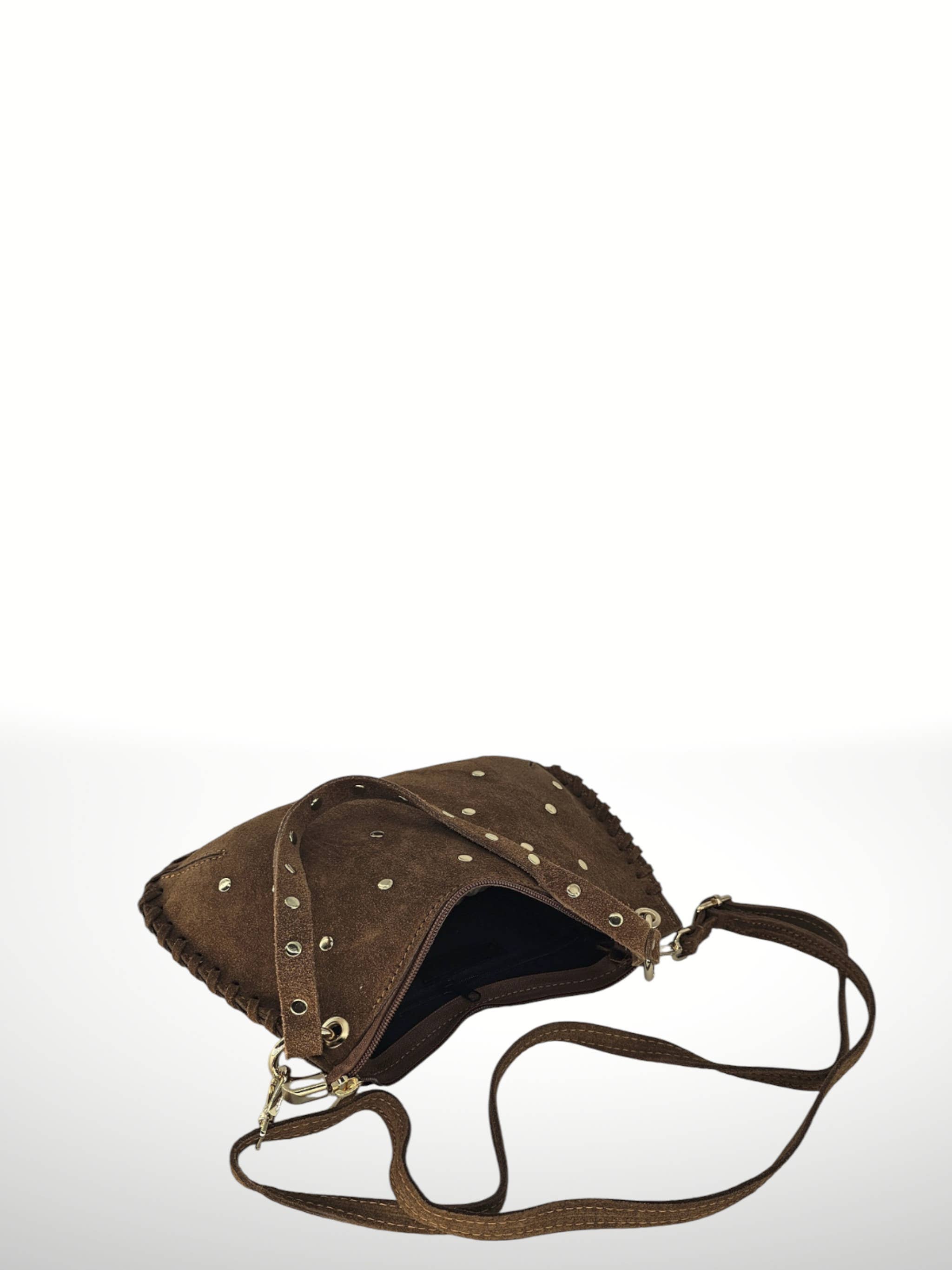 ITALIAN'S LEATHER - Wholesale Shoulder Bag - Women's - Olivia Suede Leather Bag 2510138