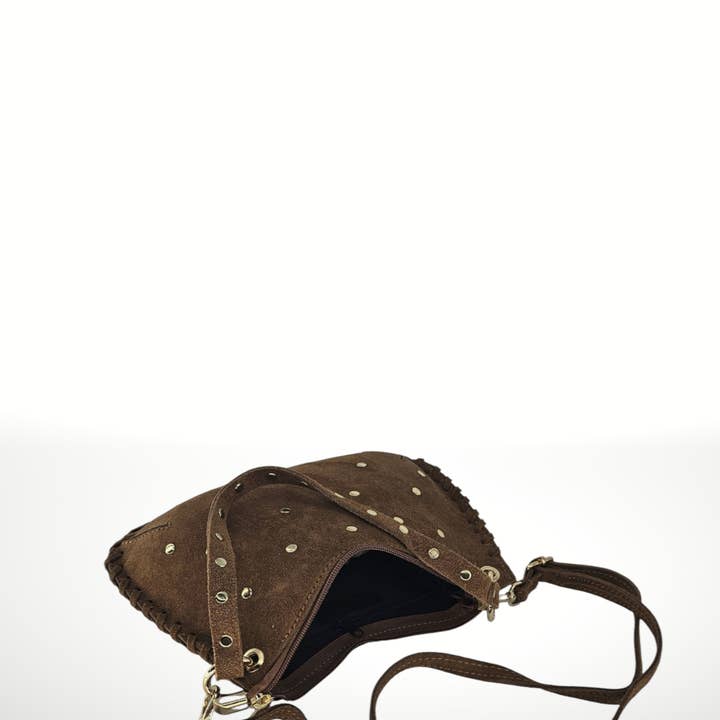 ITALIAN'S LEATHER - Wholesale Shoulder Bag - Women's - Olivia Suede Leather Bag 2510138