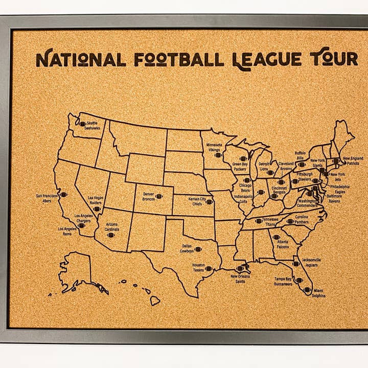 Babillard Carte du football pour la vente par Roaming Druggist Shop