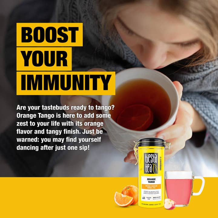 Tiesta Tea Company - Wholesale Loose tea - Orange Tango - Orange Hibiscus Herbal Tea3