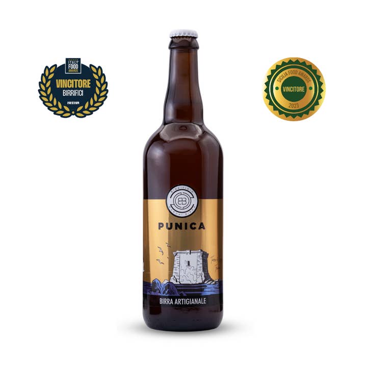 Birrificio Baroni birra srl - Vendita all'ingrosso Birra - Punica 0,75Cl - Blonde Strong Ale - Birra artigianale