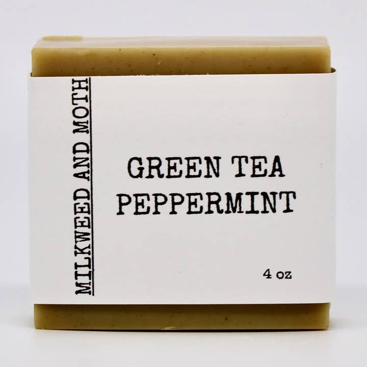 Peppermint Green Tea for wholesale by Milkweed and Moth