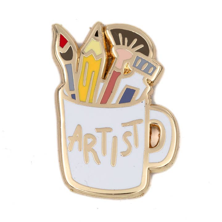 These Are Things - Wholesale Lapel pin/button - Artist Mug Pin