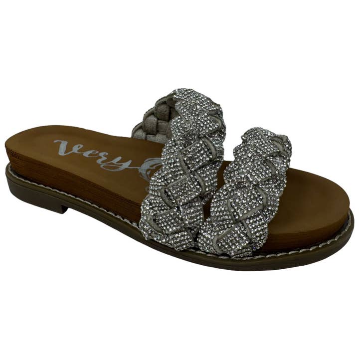 Very G - Wholesale Sandals - Women's - Nalani-Very G Gem and Braided Accent Women's Sandal