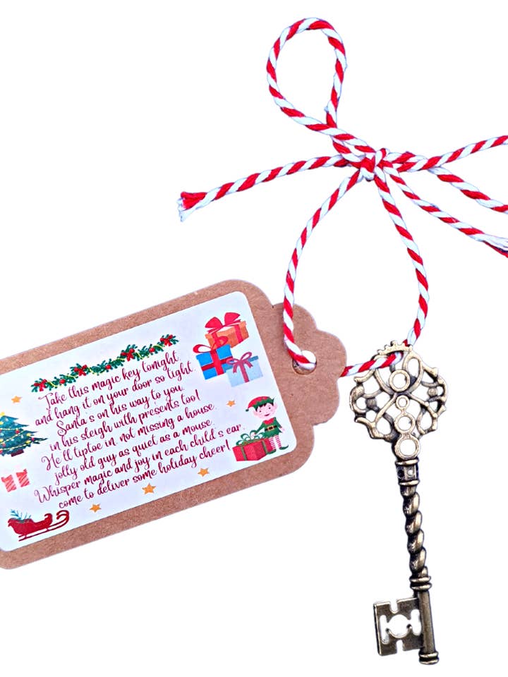 Second Ave Santa Magic Key Christmas Xmas Eve Stocking Fill for wholesale by Second Ave Gift Company