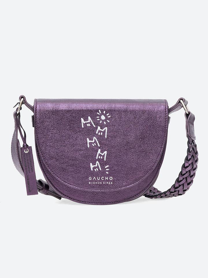 Coolman Coffeedan-serien: Rosario Crossbody-väska i violett för wholesale av Gaucho Buenos Aires