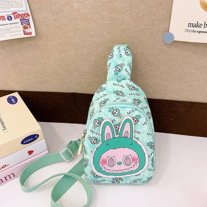 Little Trendy - Wholesale Crossbody Bag - Kids - Children's cute monster chest bag cartoon crossbody bag1
