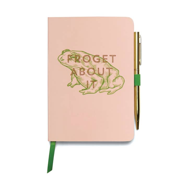 Designworks Ink Vintage Sass Notebook+Pen - Froget About It for wholesale by Designworks Collective