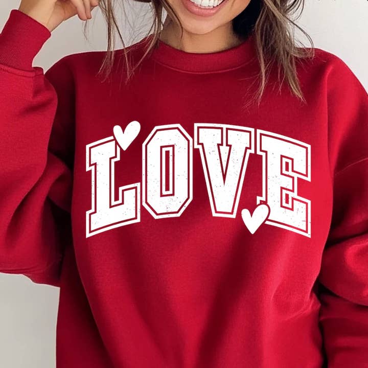 Sudadera Love Valentines para venta al por mayor de Southern Backroad Tees LLC