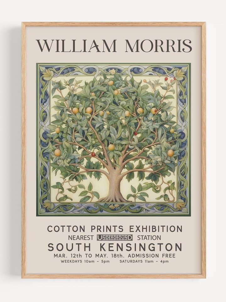 William Morris Arbre I40-45 pour la vente par Peardrop Prints