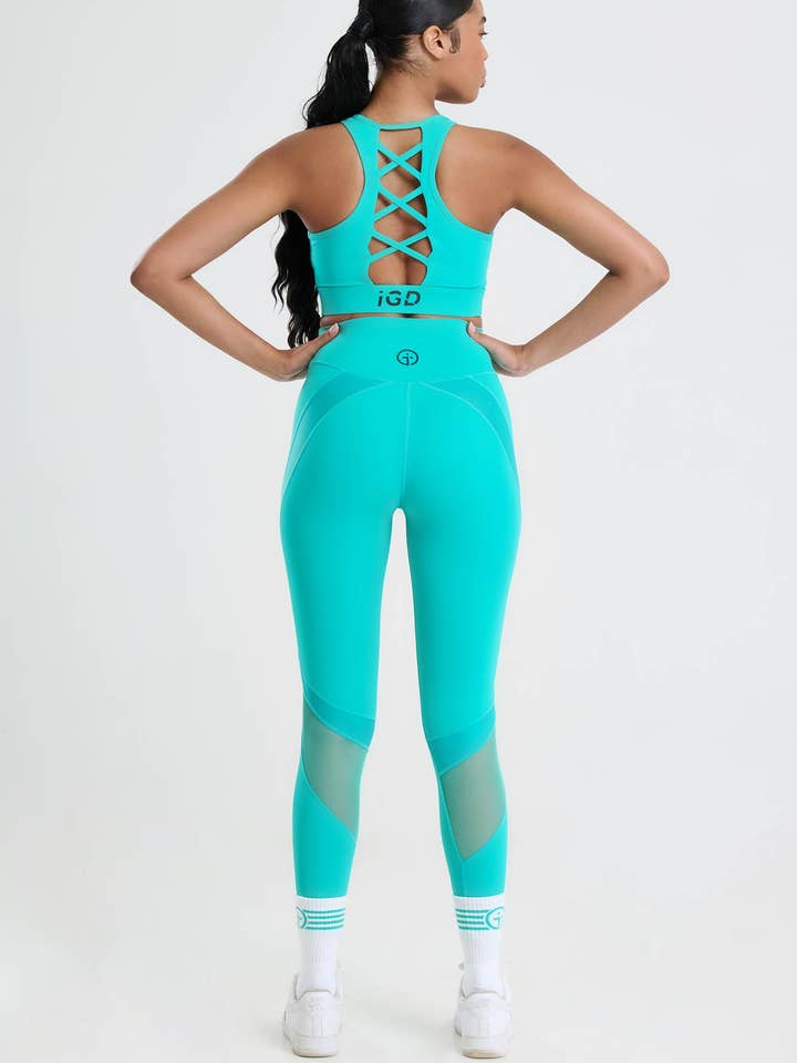 Legging de compression ventilé pour la vente par iGD Sport