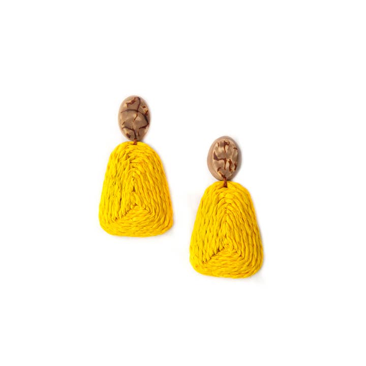 Organic Tagua Jewelry - Wholesale Dangle Earrings - Demi Earrings