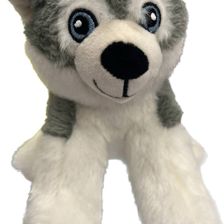 Pet Souvenirs – Squeaky Toy - Cão por atacado – Brinquedo de pelúcia para cães com apito HUSKY / LOBO