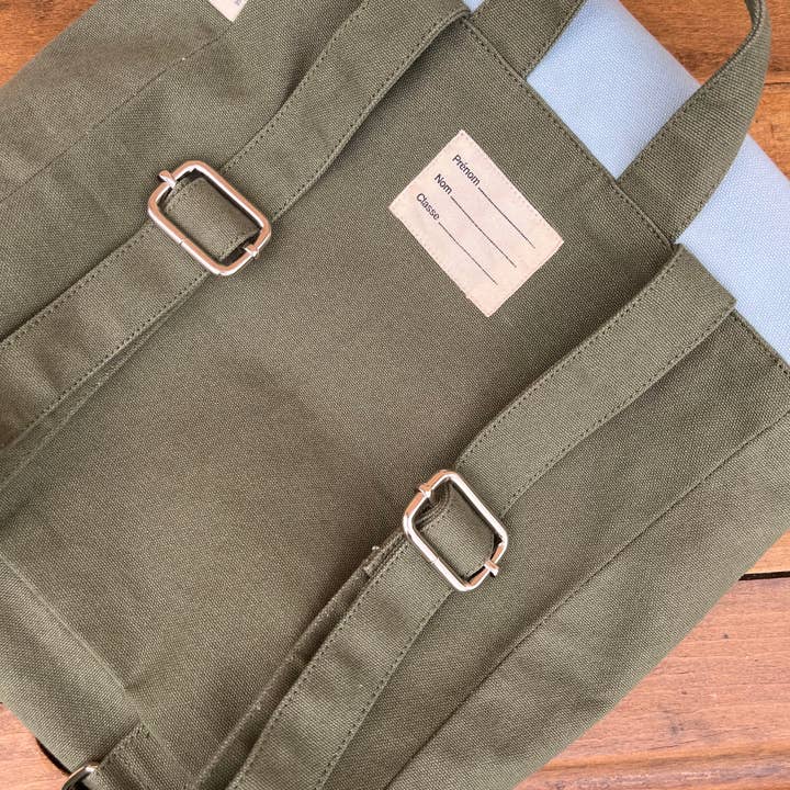 Family Impact Stories - Vendita all'ingrosso Zaino - Bambini - Zaino per bambini rettangolare azzurro / verde oliva5