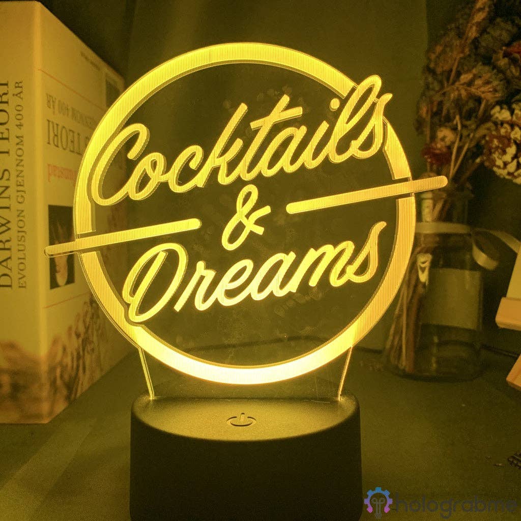 Holograbme - Wholesale Accent/Desk Lamp - Ambient Lamp Cocktail Bar4