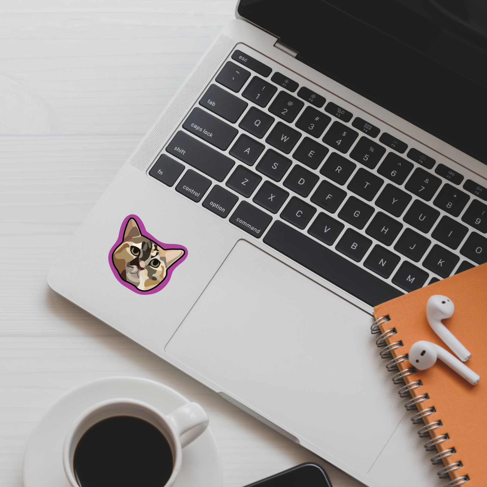 Atomic Cactus Stickers - Wholesale Sticker - Nala Memorial Hand Drawn Sticker | 2 Sizes Available with Donation Only Options7