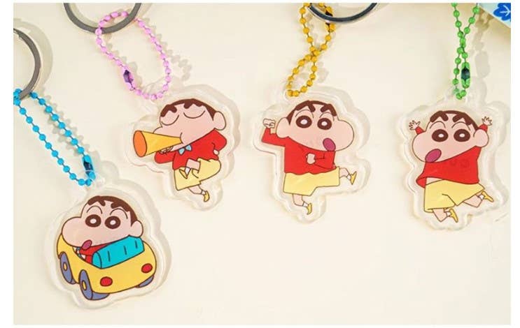 K-Wonderland - Wholesale Photo Album - Crayon Shin Chan Photo Card Holder Album key Ring Bag Charm3