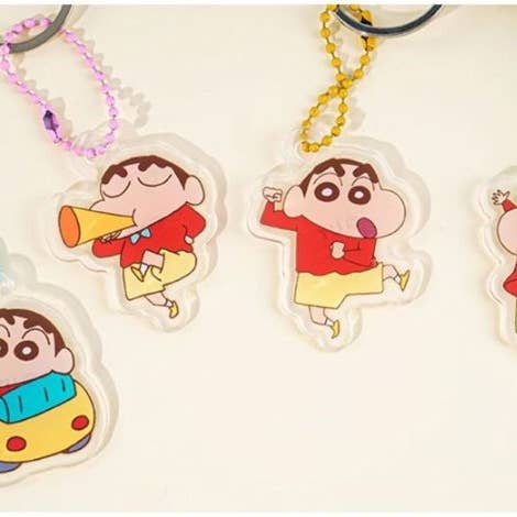 K-Wonderland - Wholesale Photo Album - Crayon Shin Chan Photo Card Holder Album key Ring Bag Charm3