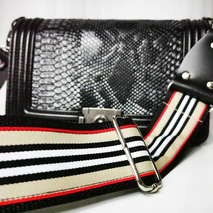 Maria's Valley – Großhandel Schulterriemen – Damen – Indie gestreifter Taschenriemen (Tasche nicht im Lieferumfang enthalten)3