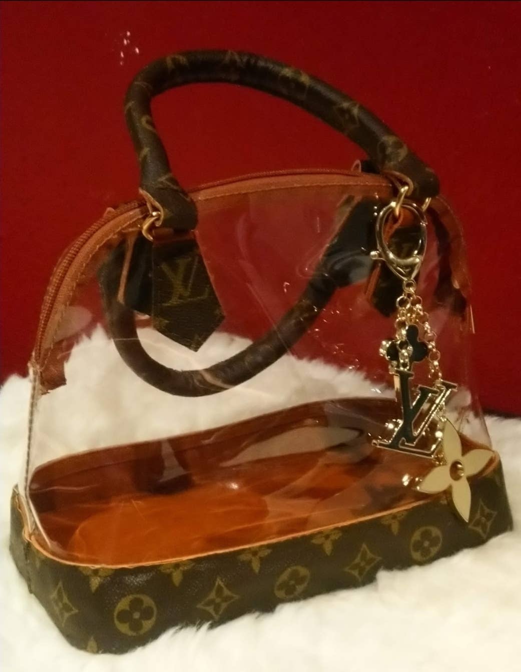 Upcycled Always & Forever accessories - Wholesale Top Handle Bag - Women's - Upcycled LV stadium Alma bag 1