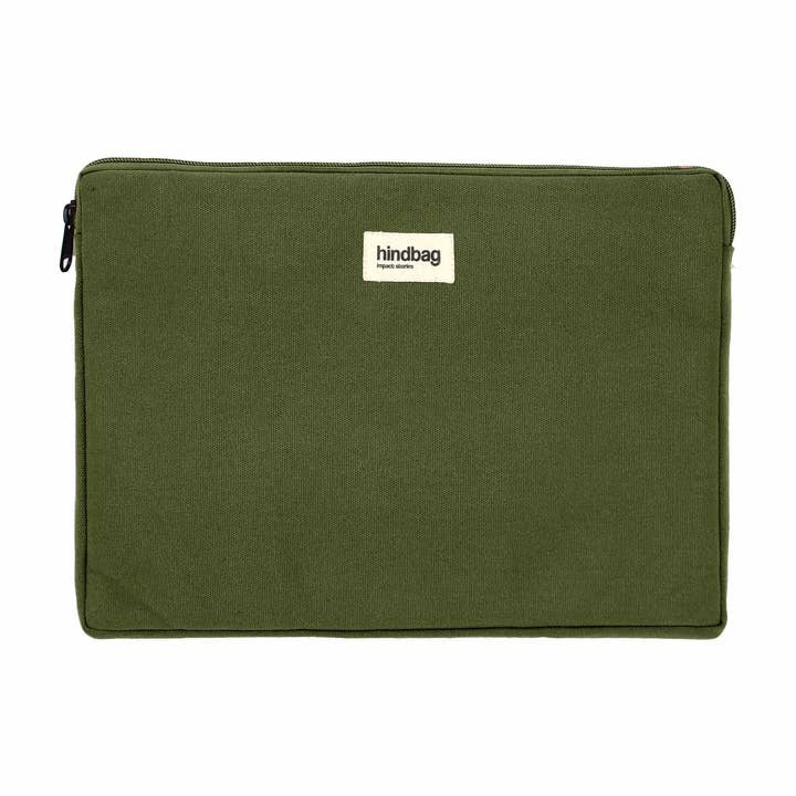 Hindbag - Wholesale Laptop/Tablet Case - Women's - Ava Olive Laptop Sleeve1