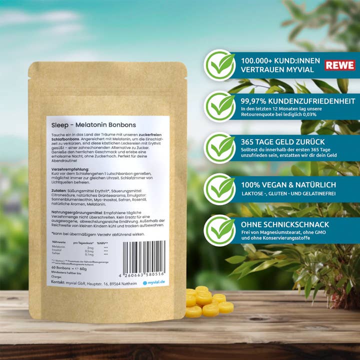 myvial – wholesale Oral supplement/vitamin – Sleep Melatonin Gummies4