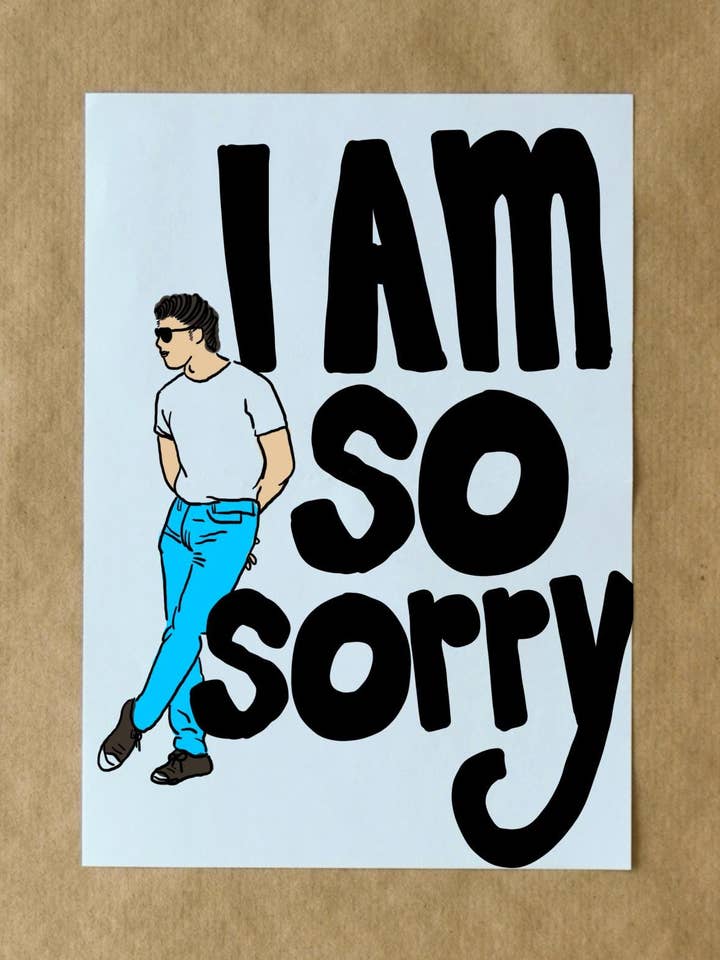 Hilsen Kort – Jeg Er Så Ked Af Det, A2 Blank for engroshandel hos semiserious studio