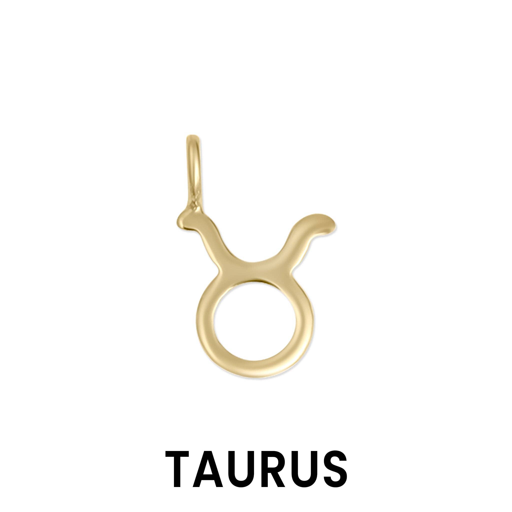 WJW - Wholesale Individual Charm/Pendant - 14K Solid Gold Zodiac Charms for Permanent Jewelry9