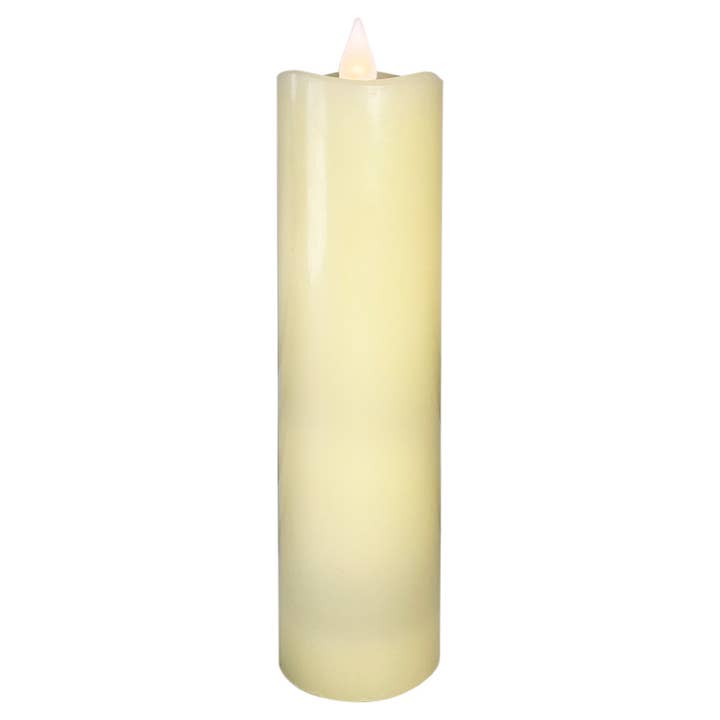 2" x 8" Illure Smalle Pilaar, Ivoor voor wholesale door Tremont Floral Supplies