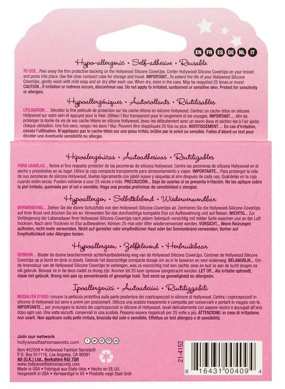 Ardell, Gigi and Hollywood Fashion Secrets - Wholesale Nipple Pasties - Women's - Silicone Cover Ups9