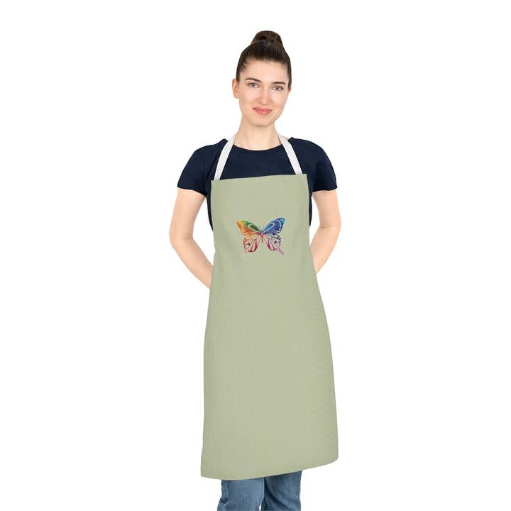 Vit Caen Envy | Prideförkläde för wholesale på Faire2