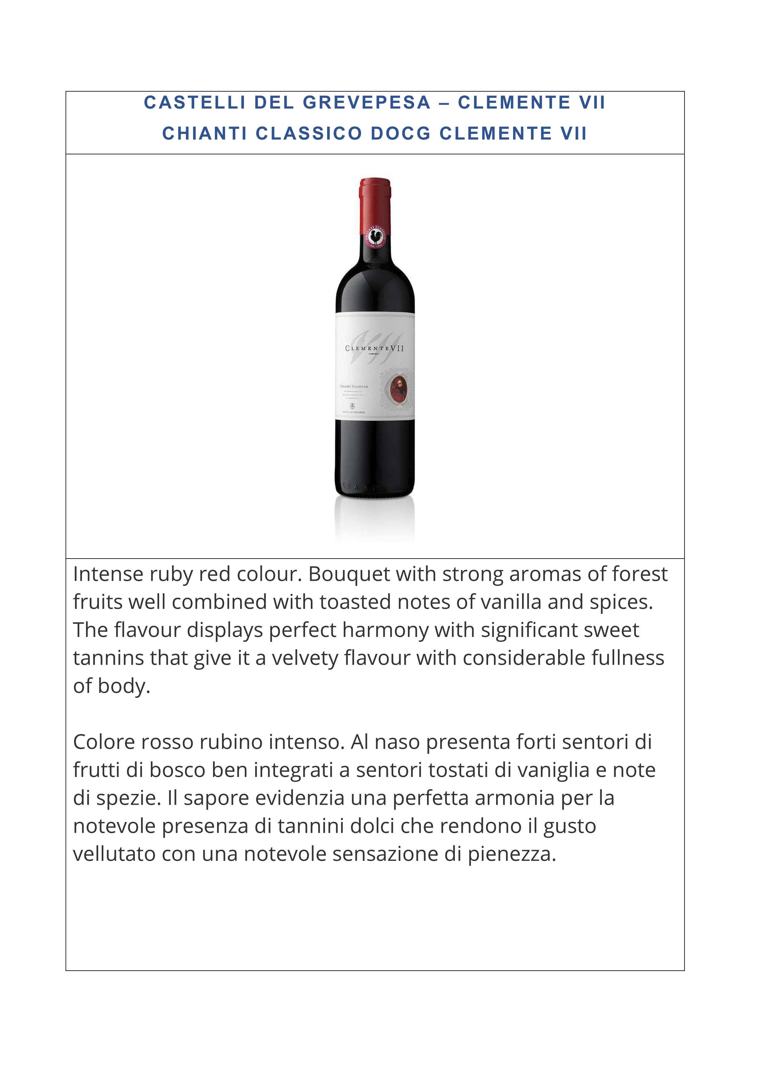 Metina SAS - Wholesale Red Wine - Chianti Classico Clemente VII Castelli Grevepesa Magnum Black1