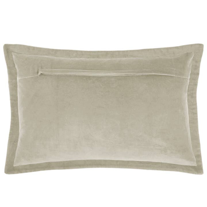 Durga Embroidered Cushion Quartz for wholesale on Faire